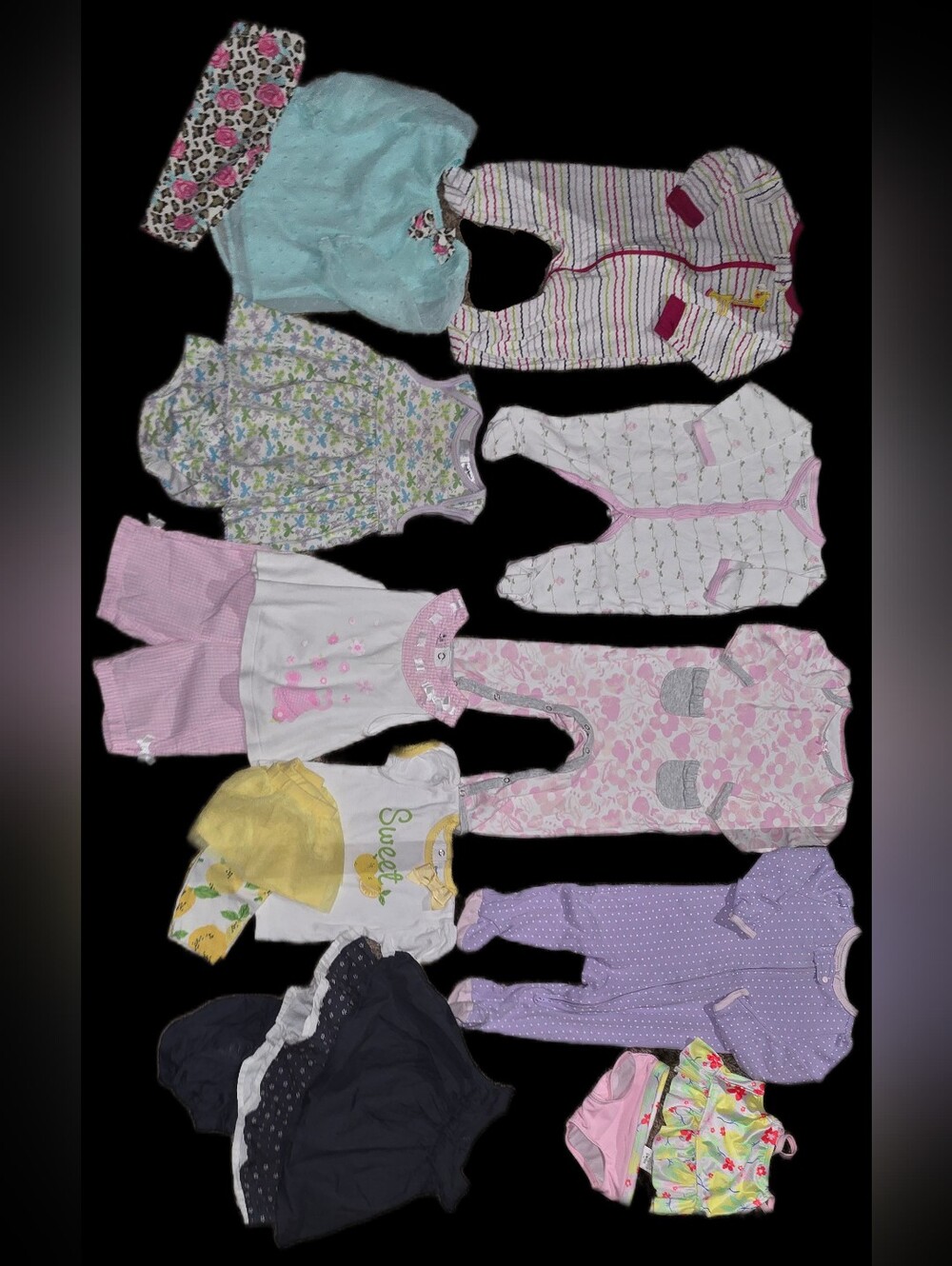 Adorable Girl's 3-6 Mo Summer Clothing Lots